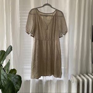 Silk cream Madewell dress
